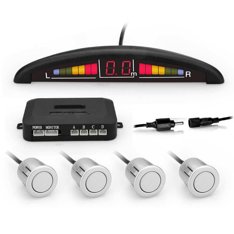 Car Parking Sensor with Buzzer 4 Sensors Back up Radar Car Reversing