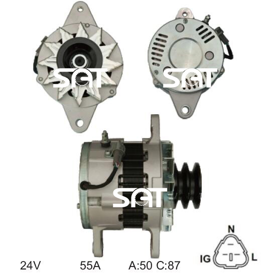 Sawafuji Alternator 27040-1102 Al5001 12842