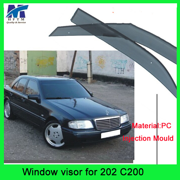 Cool Car Stuff Car Rain Visor Sun Guard Deflector for Benz C200