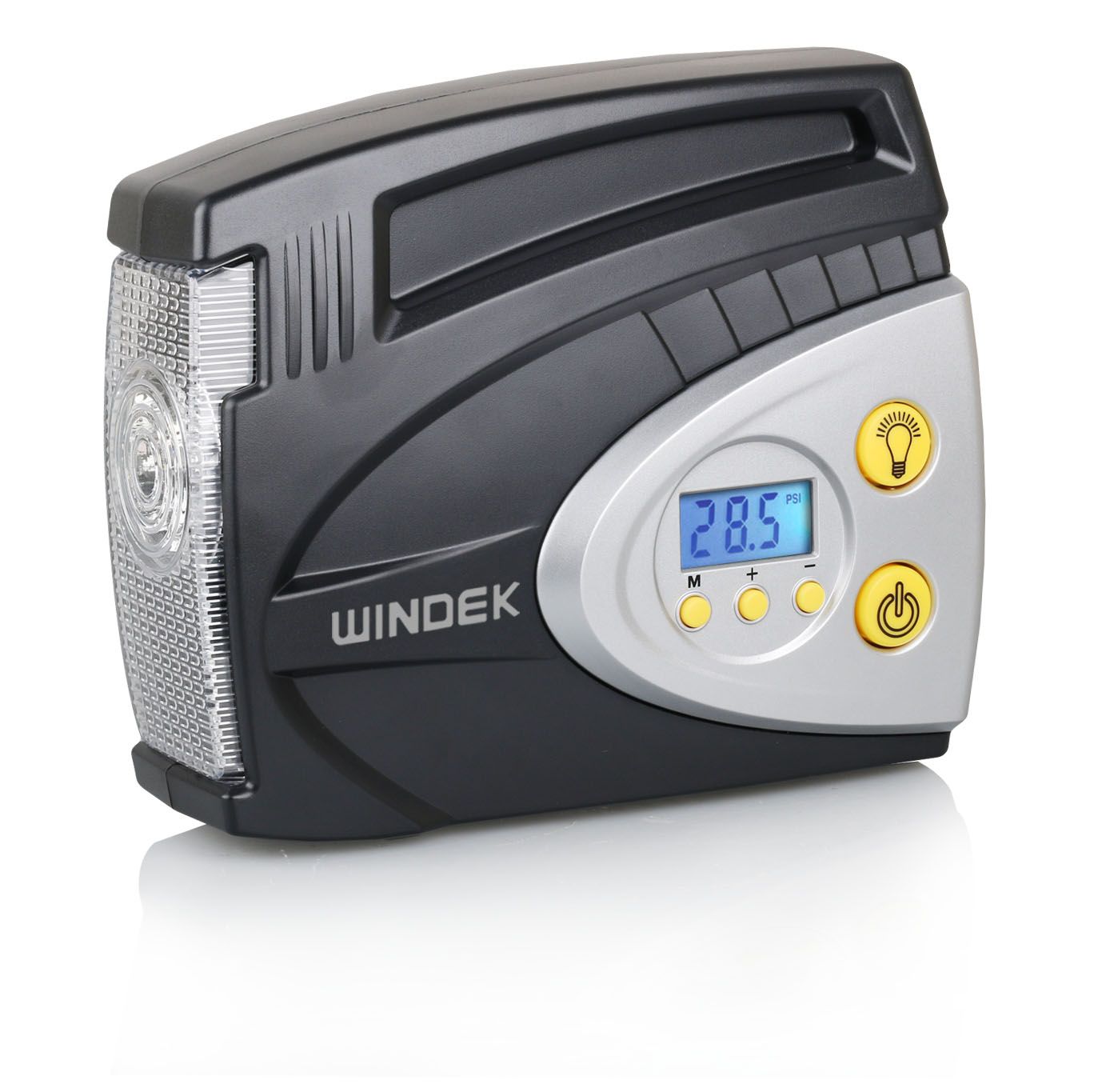 Automatic 12V Portable Car Air Compressor Mini Preset Digital Tire Inflator with LED Light