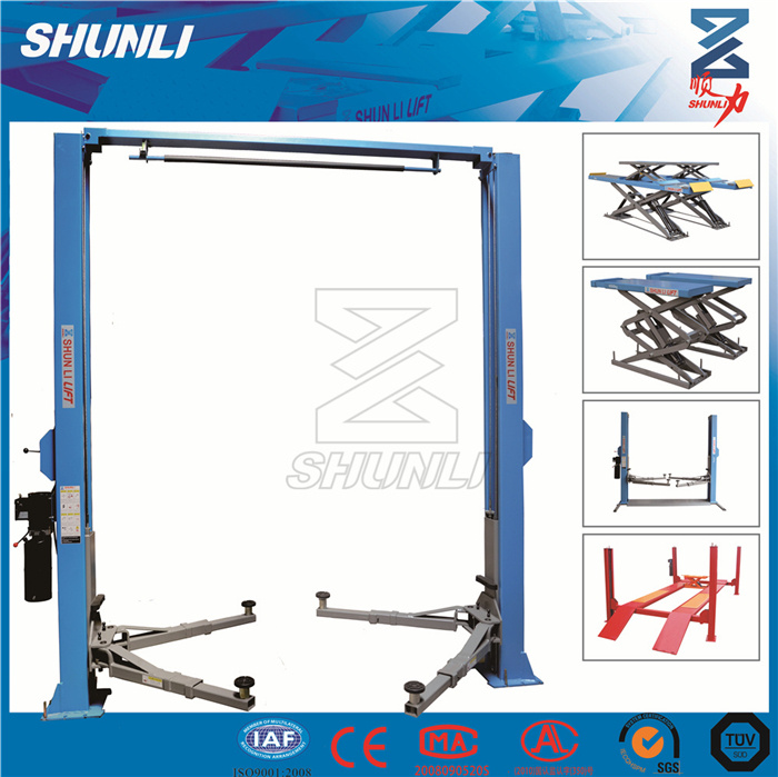 Manual Mechanical Release Two Post Lifts