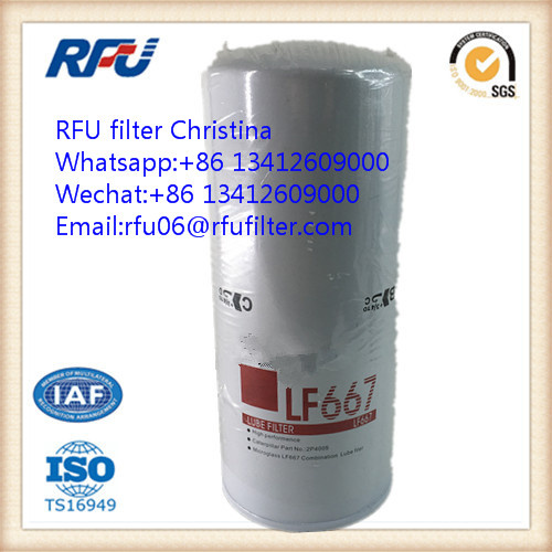 Lf667 High Quality Rfu Oil Filter for Fleetguard (LF667)