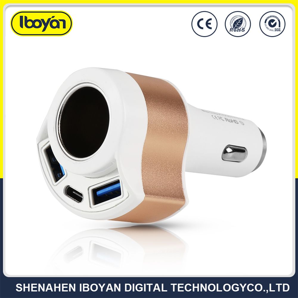 Customized 3.1A Dual USB Mobile Phone Car Charger