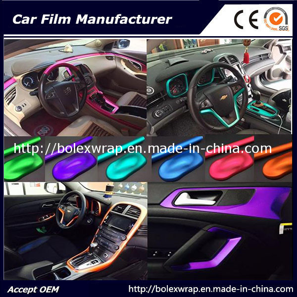 2018 Fashion Matte Chrome Ice Film Car Wrap Adhesive Vinyl 1.52m Width