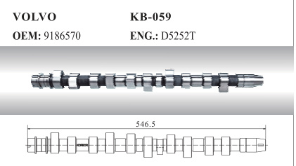 Auto Camshaft for Volvo (9186570)