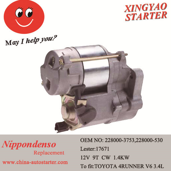 1.4kw Starter to Fit Toyota T100 Pickup, Toyota Tacoma, Tundra