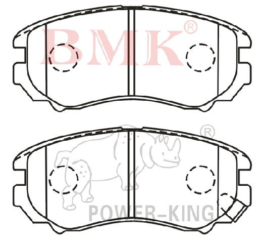 High Quality Brake Pad for Hyundai (D11148/D11183)