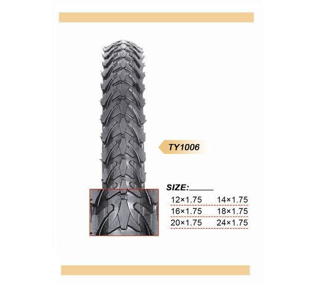 Black Air Tire Ty1006 with Popular Pattern