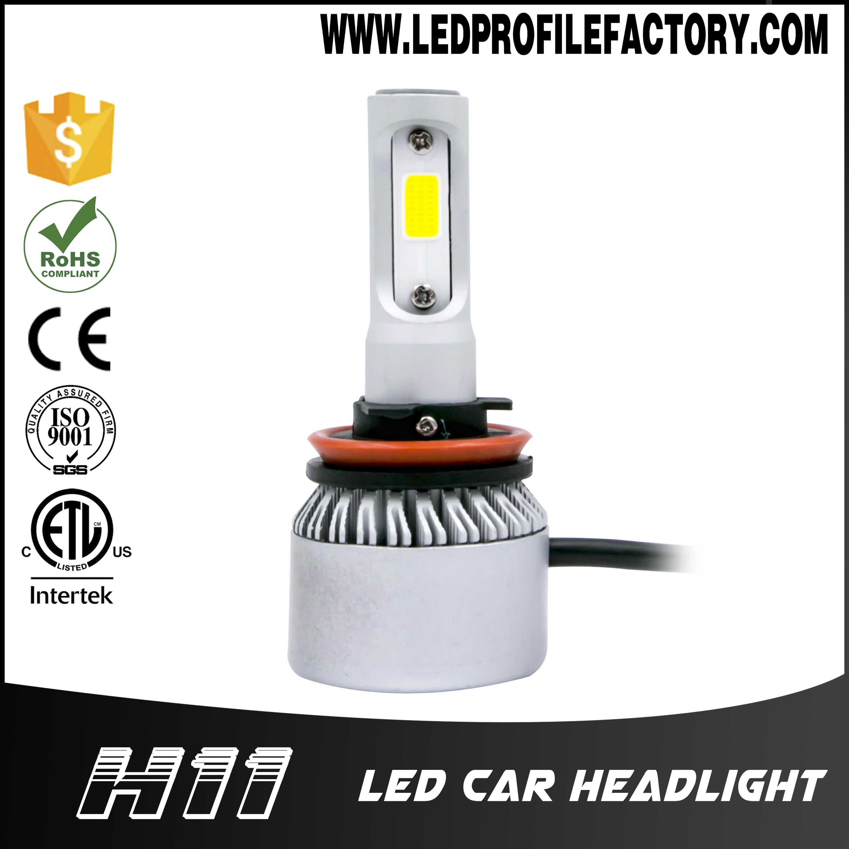 H11 LED Headlight X3 LED Car Light