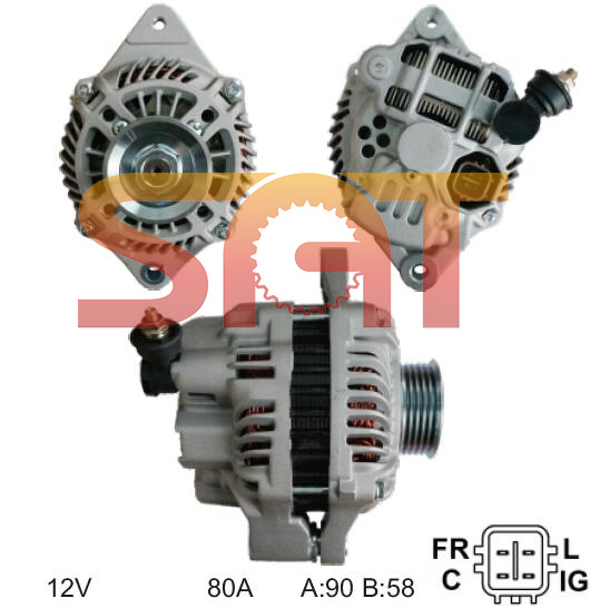 for Mitsubishi Alternator A5tg0291 Ca2004IR 23955