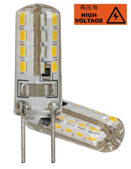 Gu5.3 220V 3014 32LED Silicon LED Auto Bulb