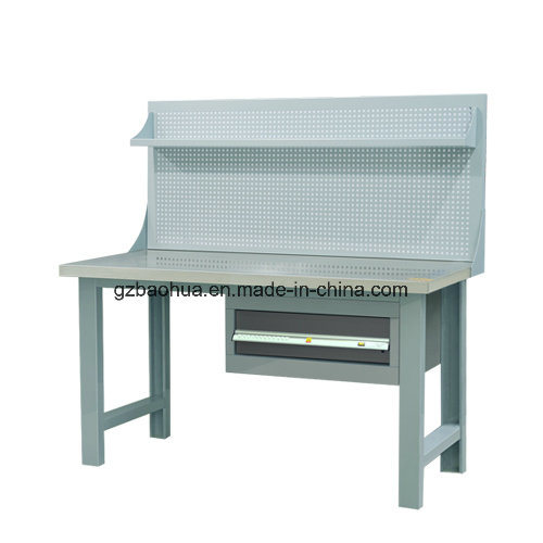 Stainless Steel Workbench with Pegboards and Drawer Fy-811sh