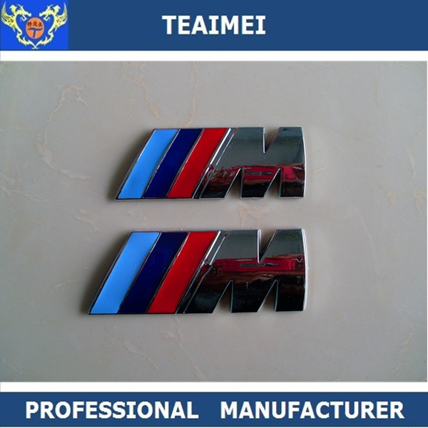 ABS Chrome Car Logo Car Letter Emblem Badge Auto Sticker