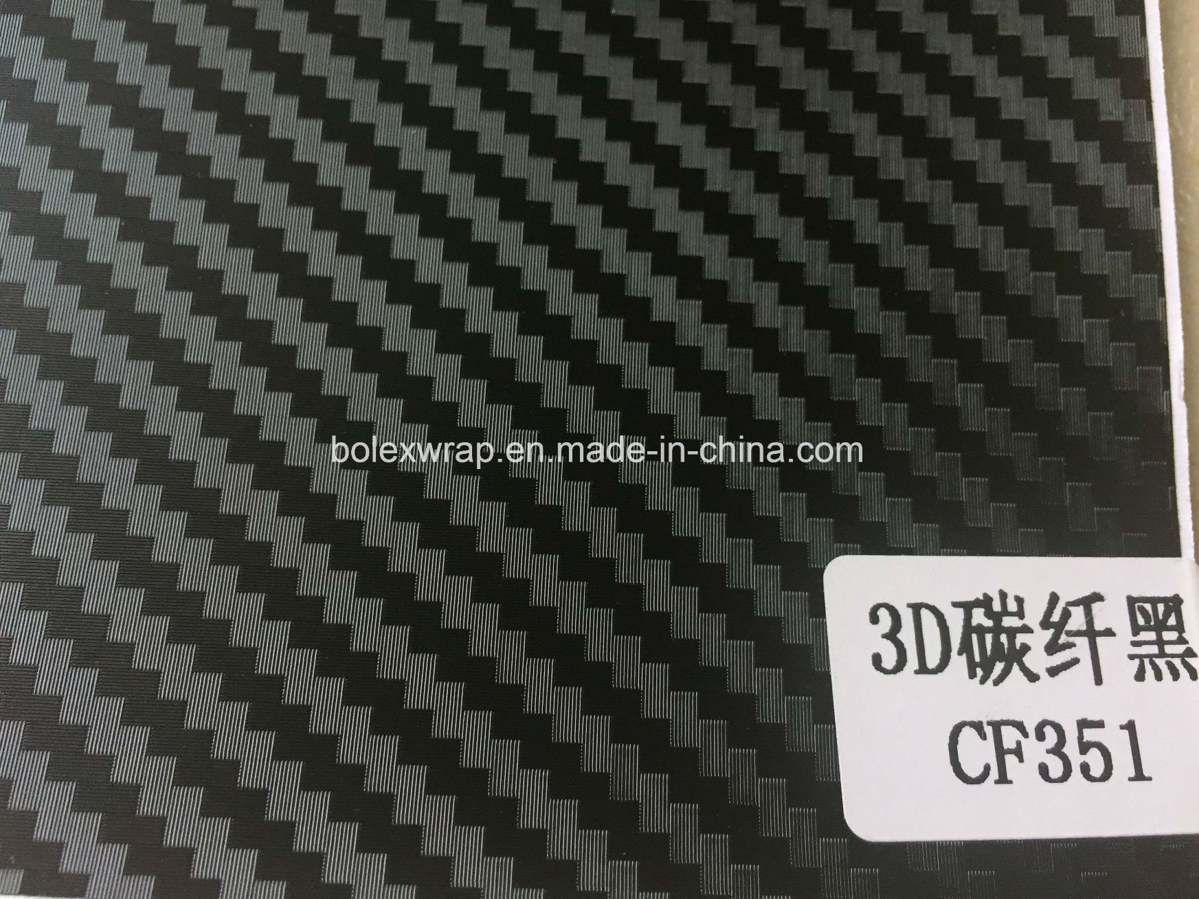 3D Carbon Fiber Film Car Wrap Vinyl