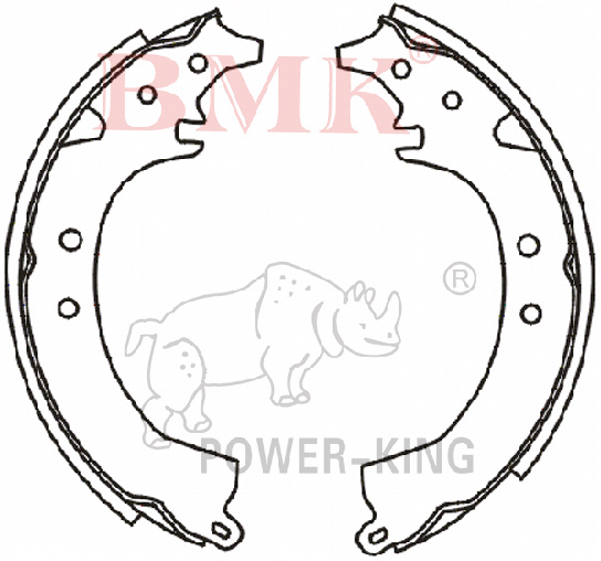 Brake Shoe (K2284) for Toyota