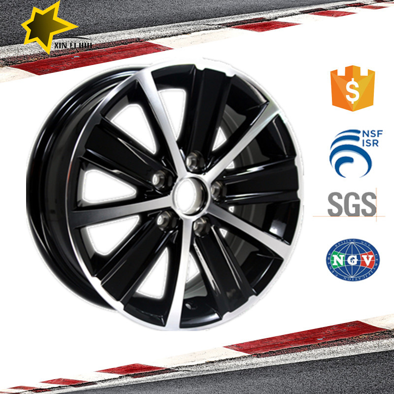 Fashion Design 14 Inch 5 Holes Car Rims Alloy Wheel for Auto Spare Parts