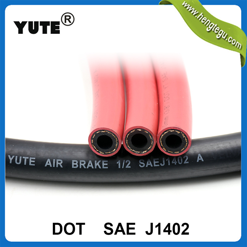 Flexible EPDM Rubber Red Air Brake Hose with DOT Approved