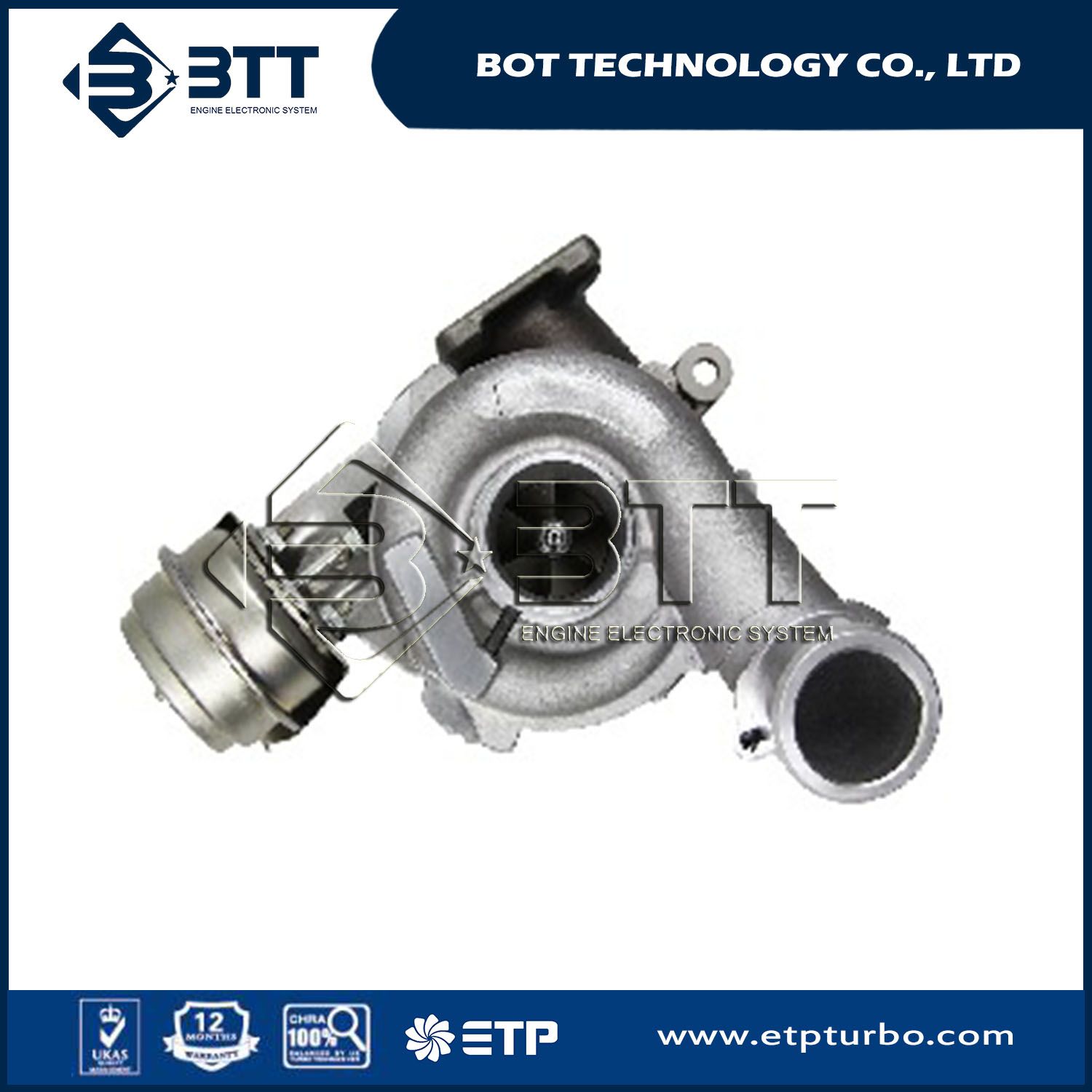 Turbocharger 716665 Gt1749V 55191934 Alfa Romeo 147/156 Jtd 4 Cyl. -1.9L Di Dm724.19 16 Valve