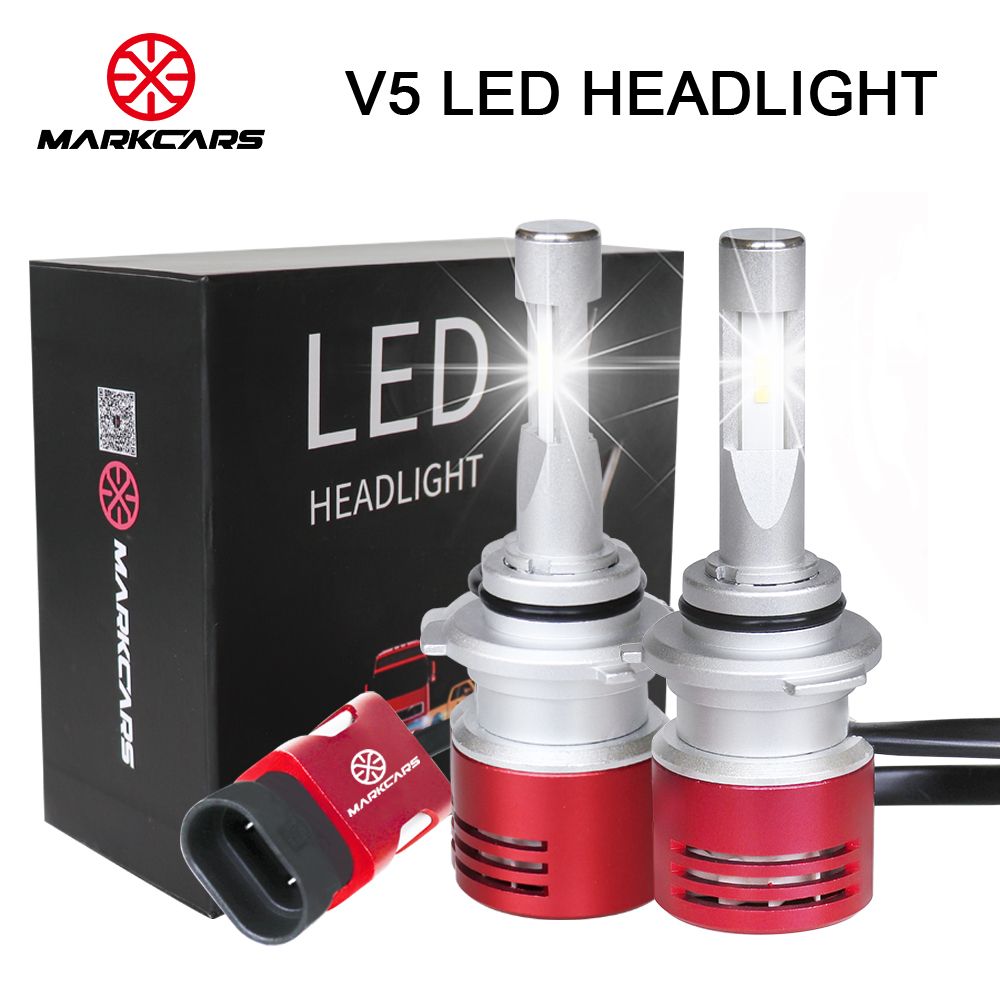 Markcars 60W LED Car Head Lamp Headlight Bulb
