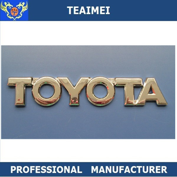 Chrome Letter Sticker Car Emblem Badges