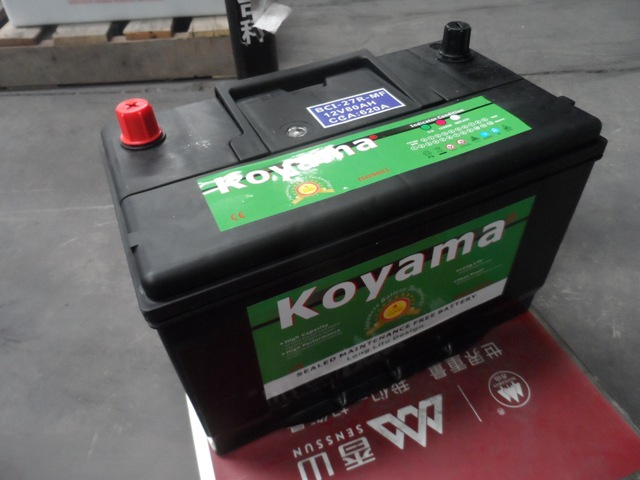 High Quality 620CCA Bci Standard Auto Vehicle Battery 27r-Mf