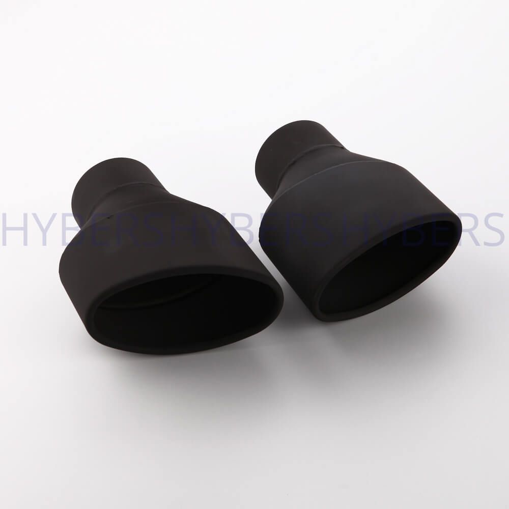 3 Inch Black Painted Stainless Steel Exhaust Tip Hsa1158