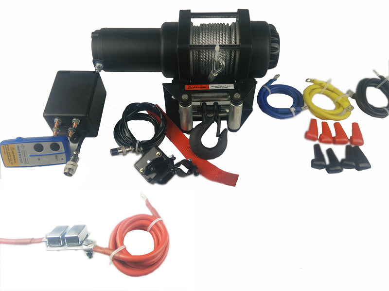Waterproof 2500 Lb Electric ATV Winch with Full Kits