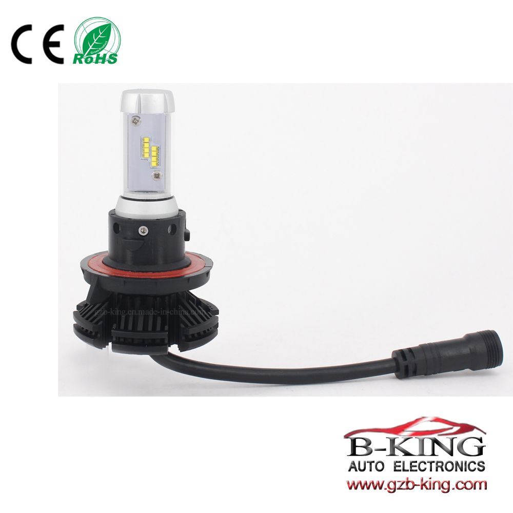 Slim Fanless 6000lm Per Bulb 6000K LED Headlight