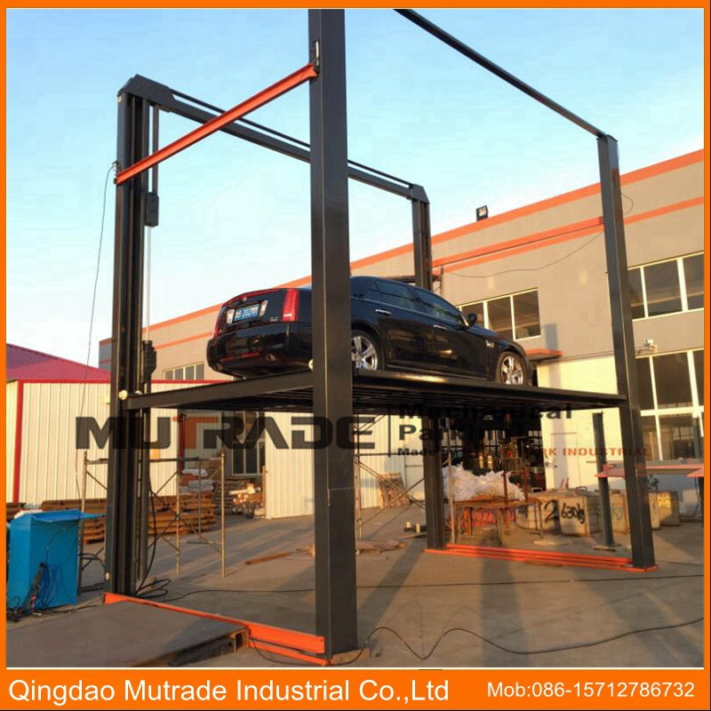 Vehicle Parking Lifter Hydraulic Elevator Platform 4 Post Car Lifting