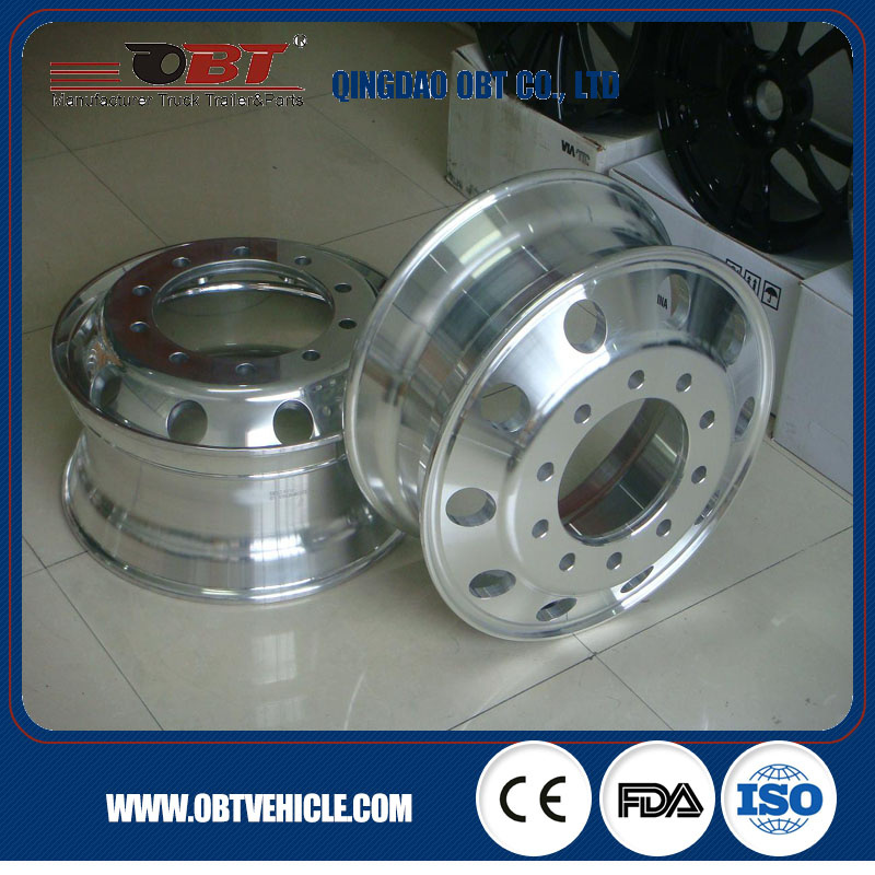 17.5 Forged Aluminum Alloy Wheels for Truck Trailer
