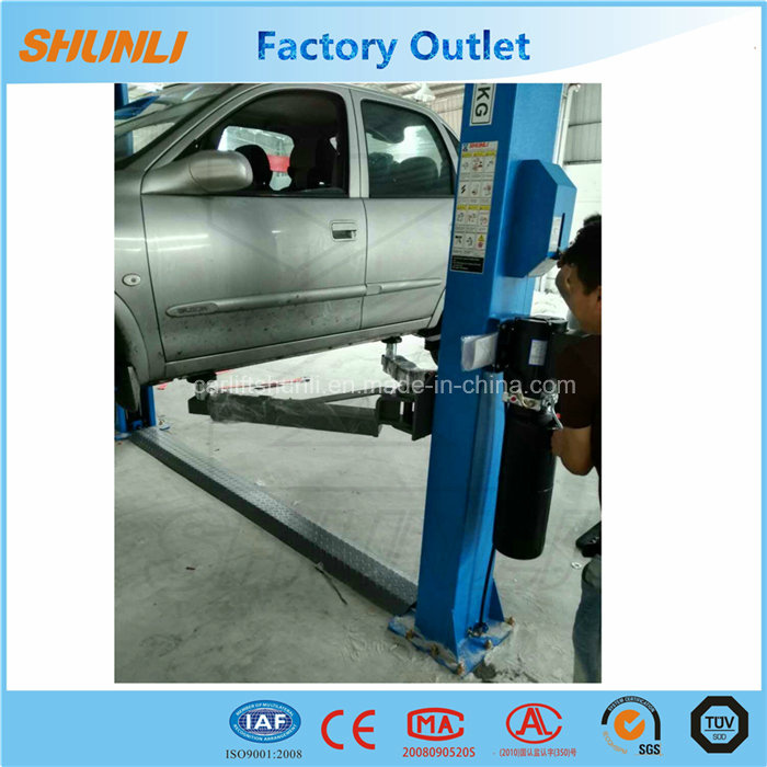 Twin Hydraulic 2 Post Lift with Ce Certification