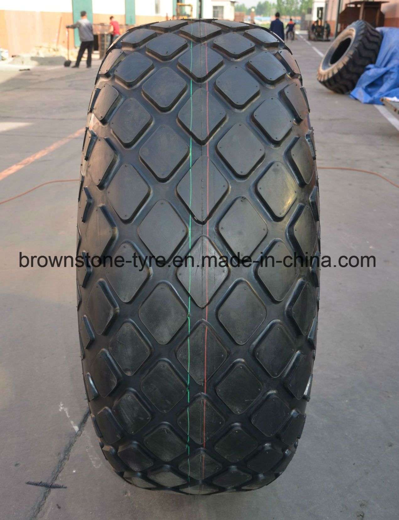 Brownstone Brand Bias and Radial off The Road Tire, OTR Tire (E3/L3, E3E, 20.5-25/20.5R25, 23.5-25/23.5R25, 26.5-25/26.5R25, 29.5-25/29.5R25)