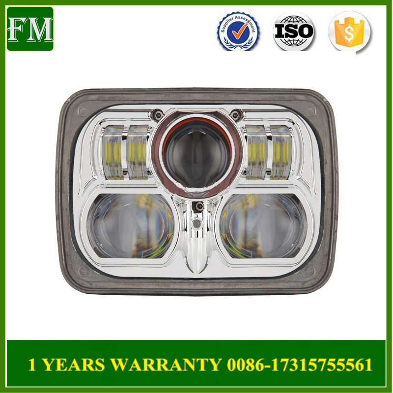 Vehicles High Bright Automotive Square Headlight for Jeep Wrangler Accessories