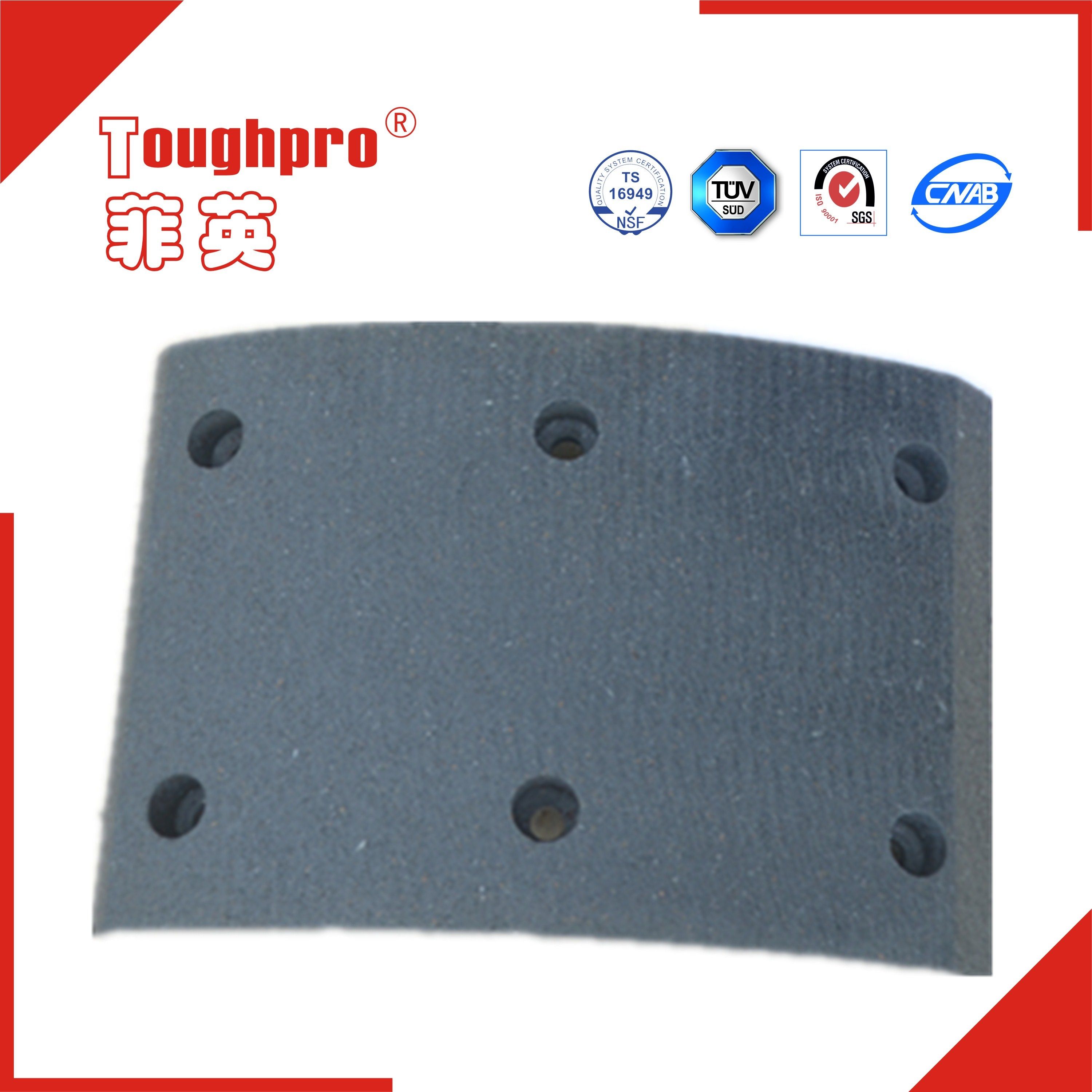 Heavy Duty Truck Brake Lining: Ud Rear for NISSAN