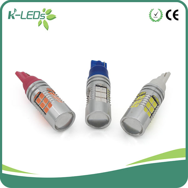 T10 DC12-24V White/Red/Blue 194 LED Bulb