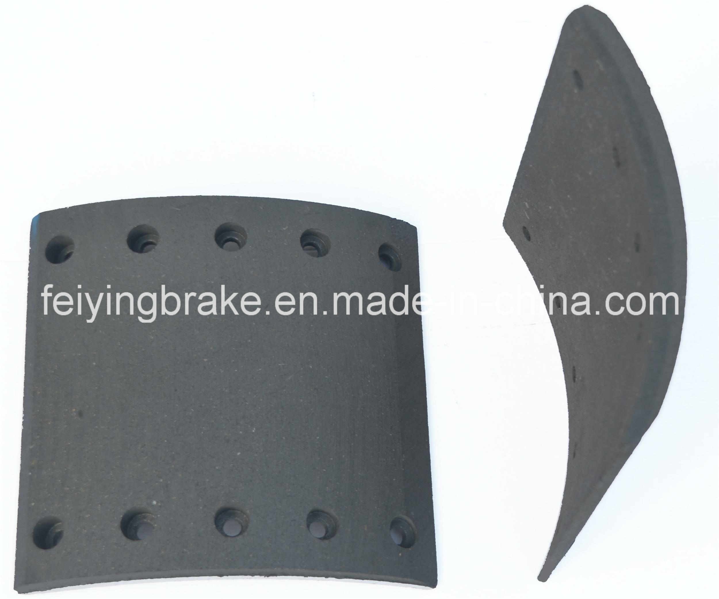 Asbestos Free Brake Lining for Heavy Duty Truck (WVA: 19094 BFMC: BC/37/1) Inculding Semi-Metallic and Ceramic, Carbon...Raw Material