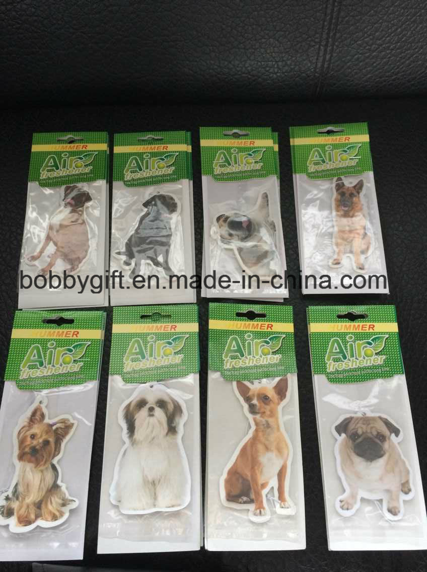 Paper Dog Shape Car Air Fresheners