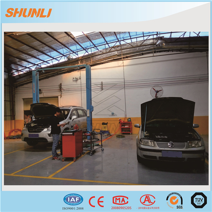 One Side Manual Mechanical Release 4 Column Car Lift