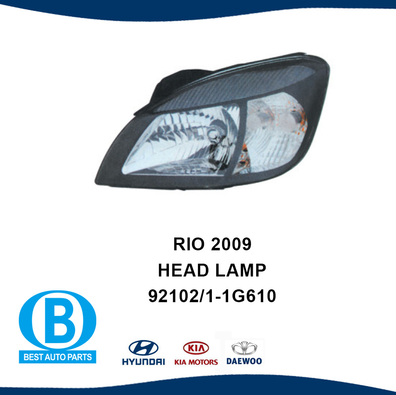KIA Rio 2009 Headlight Manufacturer Auto Body Parts