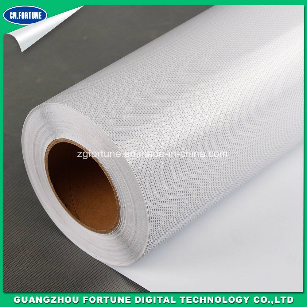 High Thickness Glass Sticker One Way Vision Use in Bus and Metro Advertisement