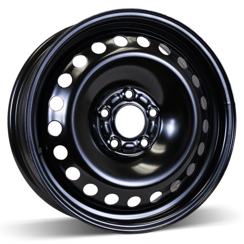 16X6 (5-108) Black Winter Steel Wheel Rim