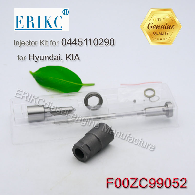 Erikc F00zc99052 Repair Kit Injector Diesel F 00z C99 052 Car Conversion Kit Dlla150p1197+F00vc01044 for 0445110290 Hyundai KIA