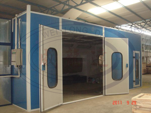Customized Industrial Water Curtain Spray Paint Booth