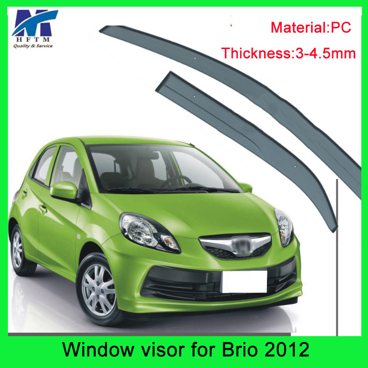 Auto Accesssories Window Roof Visors Sun Guard for Hodna Brio 2012