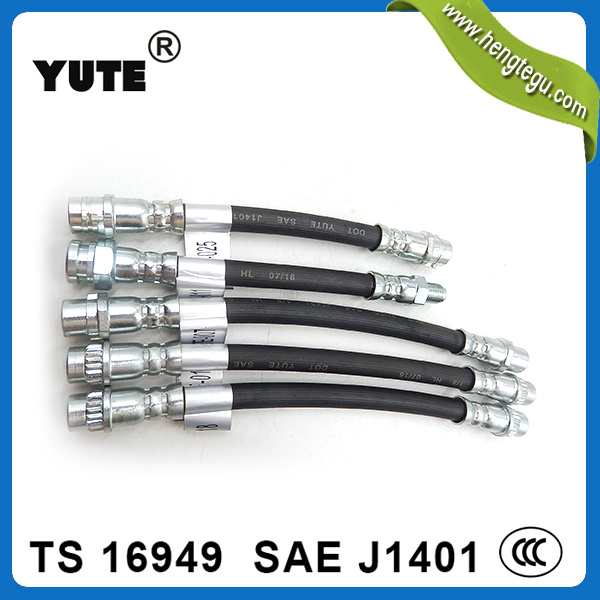 Yute SAE J1401 Black Front Brake Hose with SGS