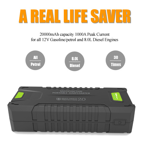 1000A Portable Power Station Portable Power Pack & Engine Starter