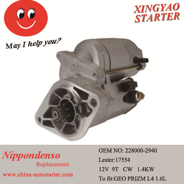 Starter to Fit for Geo Prizm & Toyota Corolla (1994-1997)