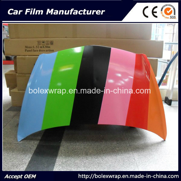 Self Adhesive Vinyl Glossy Car Vinyl Wrap Car Sticker Film