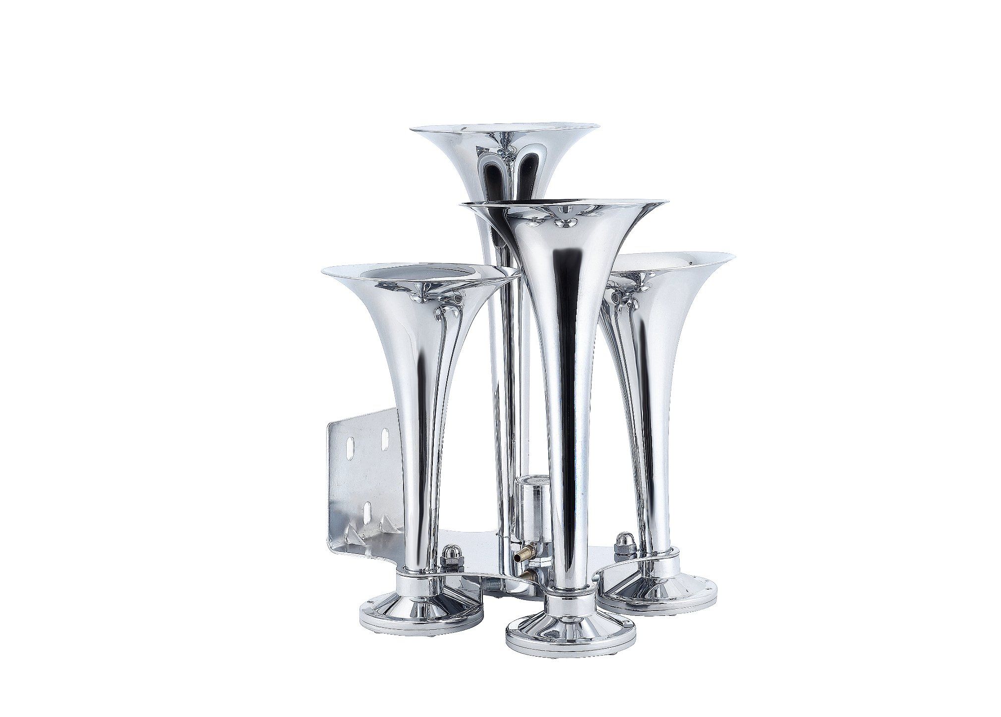 Silver Motorcycle Air Horn for Alarm System