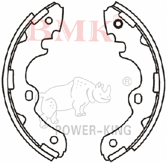 Wear Resistant Brake Shoe (K2276) for Toyota